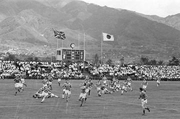 日本 vs ケンブリッジ大学とオックスフォード大学の連合チームの試合写真 1枚目