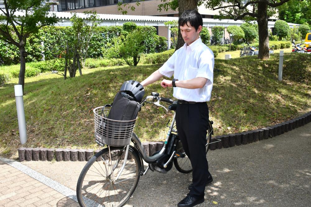 仕事の様子